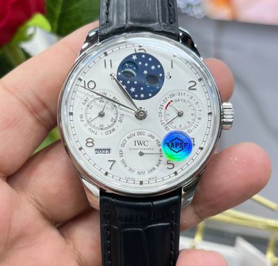 APS Factory IWC Portugieser Perpetual Calendar Real Picture White Dial Watch